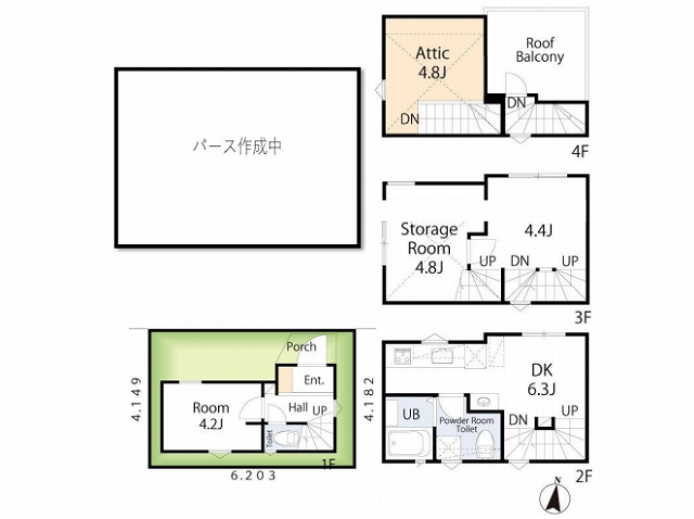 京成立石駅　徒歩10分　構造：木造土地面積:25.68平米　建物面積:51.13平米　