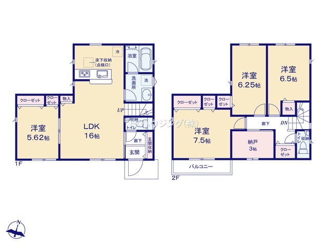 北綾瀬駅　徒歩31分　構造：木造土地面積:136.42平米　建物面積:100.44平米　