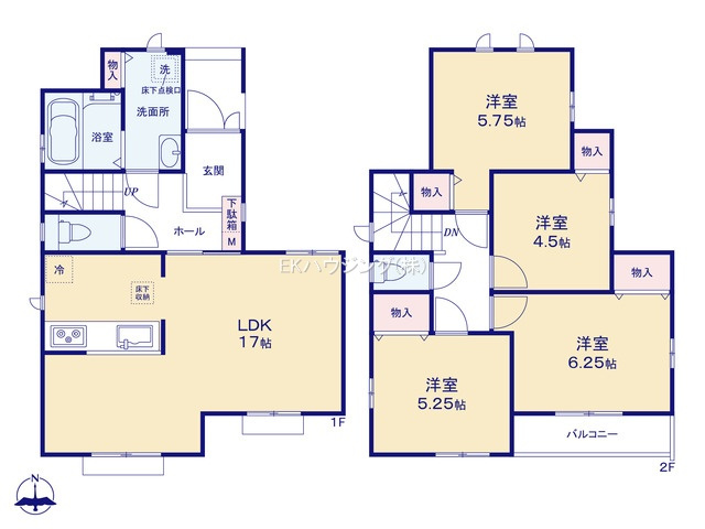 舎人駅　徒歩16分　構造：木造土地面積:87.99平米　建物面積:92.33平米　