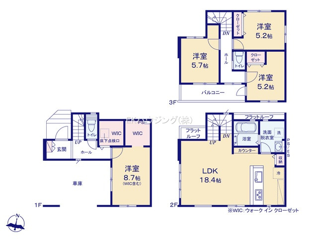 金町駅　徒歩29分　構造：木造土地面積:65.70平米　建物面積:120.41平米　