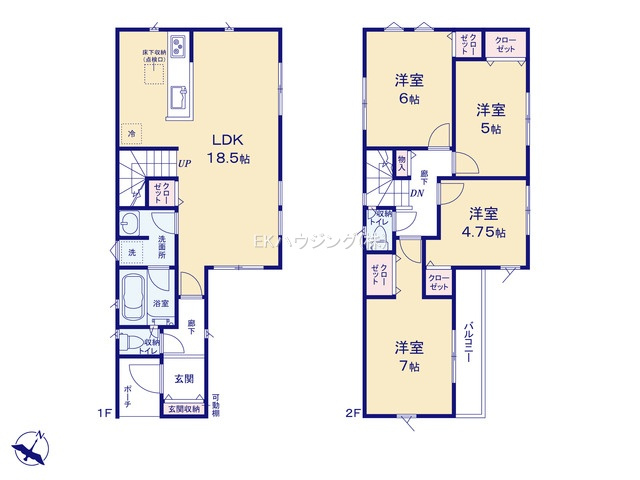 亀有駅　徒歩14分　構造：木造土地面積:85.04平米　建物面積:93.75平米　