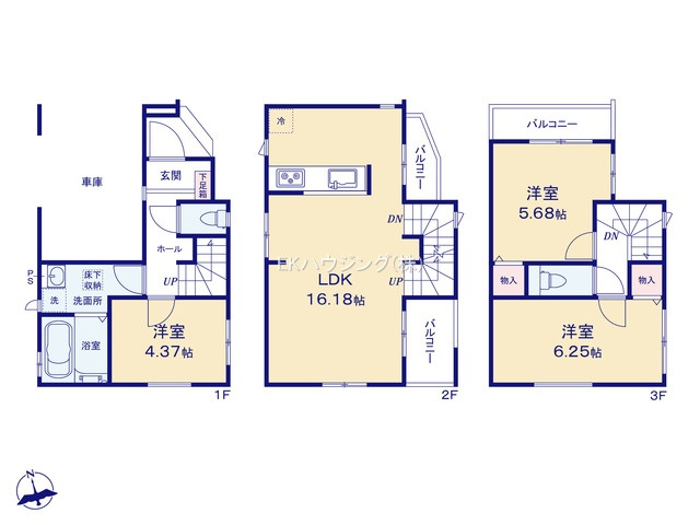 竹ノ塚駅　徒歩9分　構造：木造土地面積:49.61平米　建物面積:93.66平米　