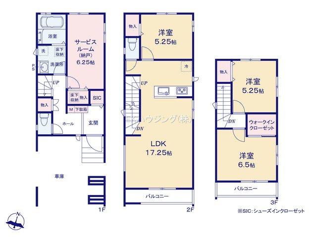 北綾瀬駅　徒歩15分　構造：木造土地面積:71.32平米　建物面積:116.33平米　