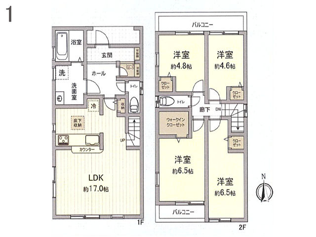 六町駅　徒歩18分　構造：木造土地面積:98.38平米　建物面積:93.28平米　