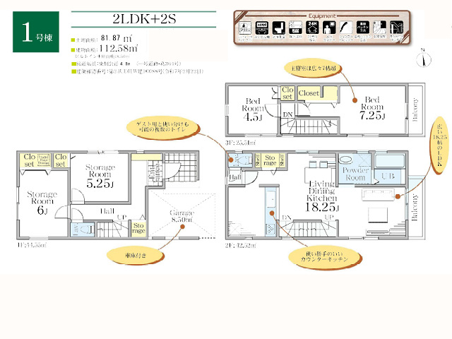 小岩駅　徒歩15分　構造：木造土地面積:81.87平米　建物面積:112.58平米　