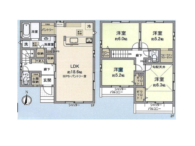 舎人駅　徒歩16分　構造：木造土地面積:99.25平米　建物面積:98.54平米　