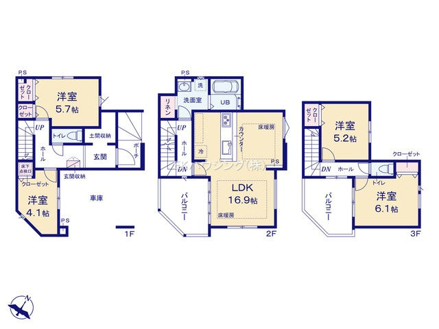 四ツ木駅　徒歩14分　構造：木造土地面積:86.66平米　建物面積:123.74平米　