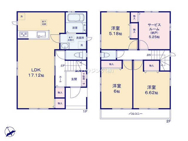 梅島駅　徒歩17分　構造：木造土地面積:83.05平米　建物面積:93.57平米　
