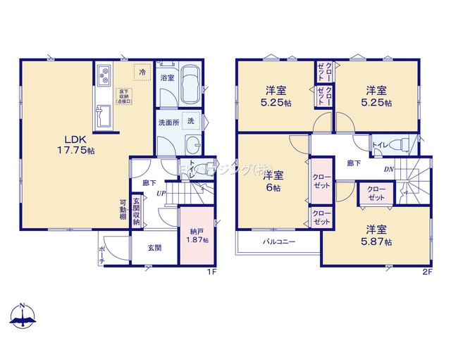 八潮駅　徒歩36分　構造：木造土地面積:108.96平米　建物面積:97.19平米　