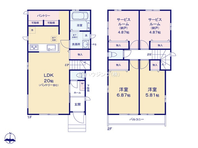 六町駅　徒歩19分　構造：木造土地面積:100.17平米　建物面積:95.53平米　
