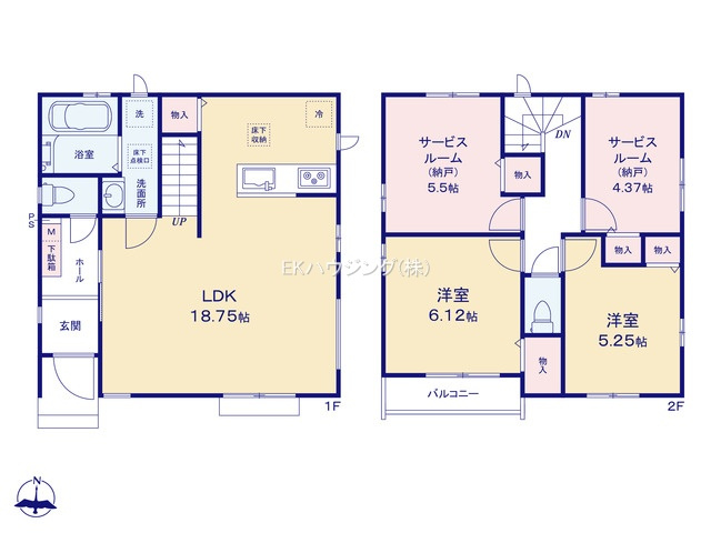 六町駅　徒歩19分　構造：木造土地面積:110.36平米　建物面積:90.46平米　
