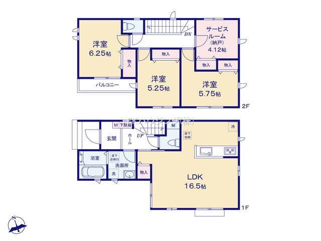 舎人駅　徒歩8分　構造：木造土地面積:83.88平米　建物面積:91.90平米　