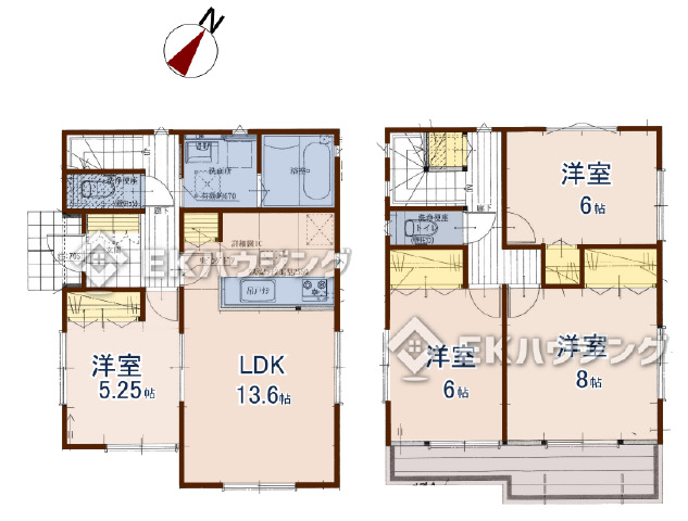 北綾瀬駅　徒歩0分　構造：木造土地面積:95.52平米　建物面積:95.22平米　