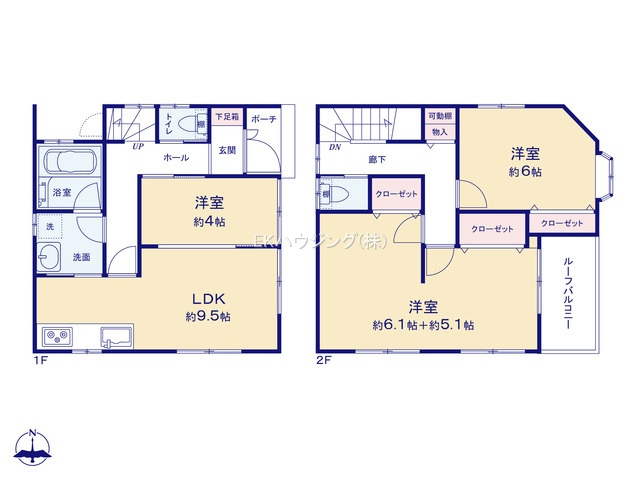 六町駅　徒歩8分　構造：木造土地面積:75.46平米　建物面積:80.27平米　