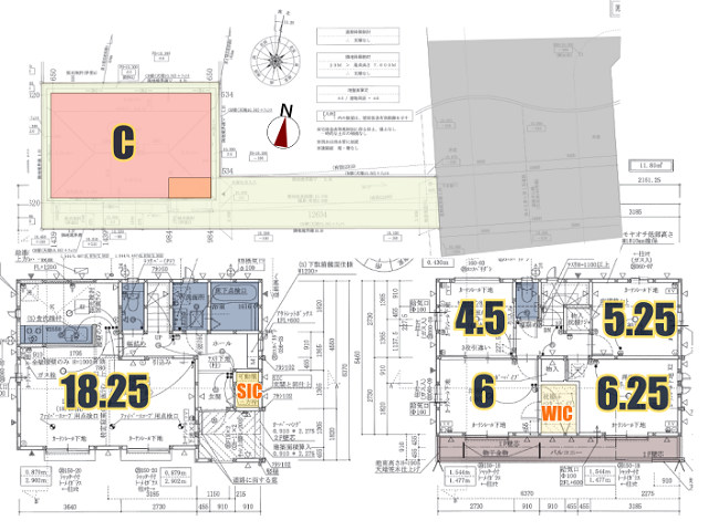 北綾瀬駅　徒歩26分　構造：木造土地面積:112.24平米　建物面積:99.37平米　