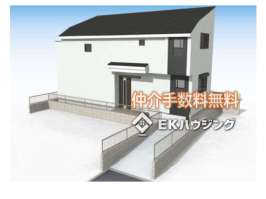 北綾瀬駅　徒歩18分　構造：木造土地面積:75.12平米　建物面積:82.39平米　