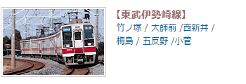 不動産特集「東武伊勢崎線」